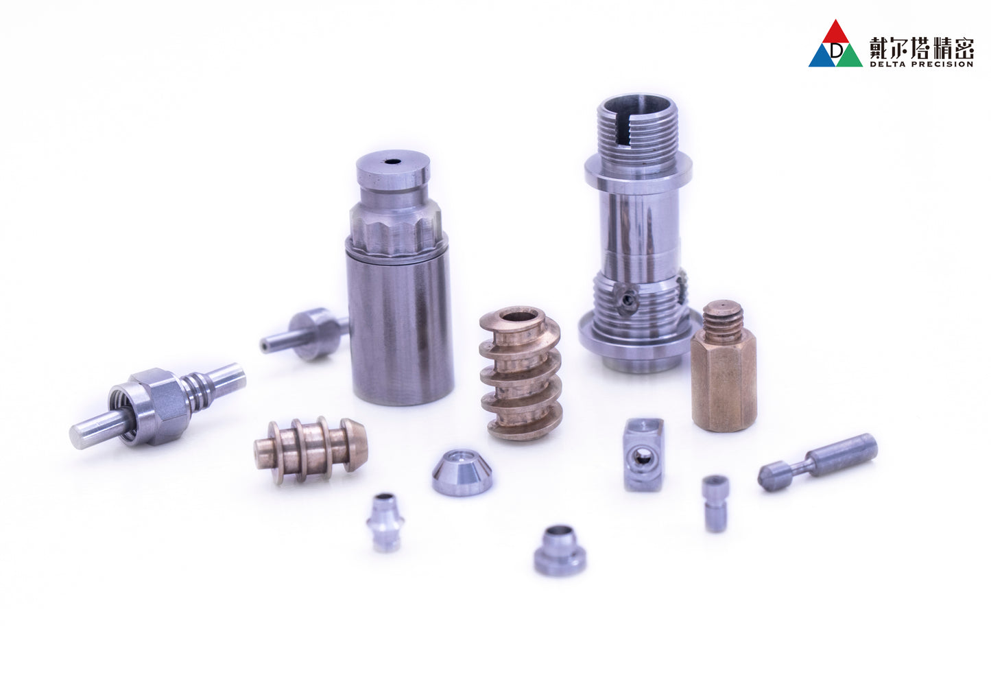 Customized core machining steel precision small parts from Delta precision