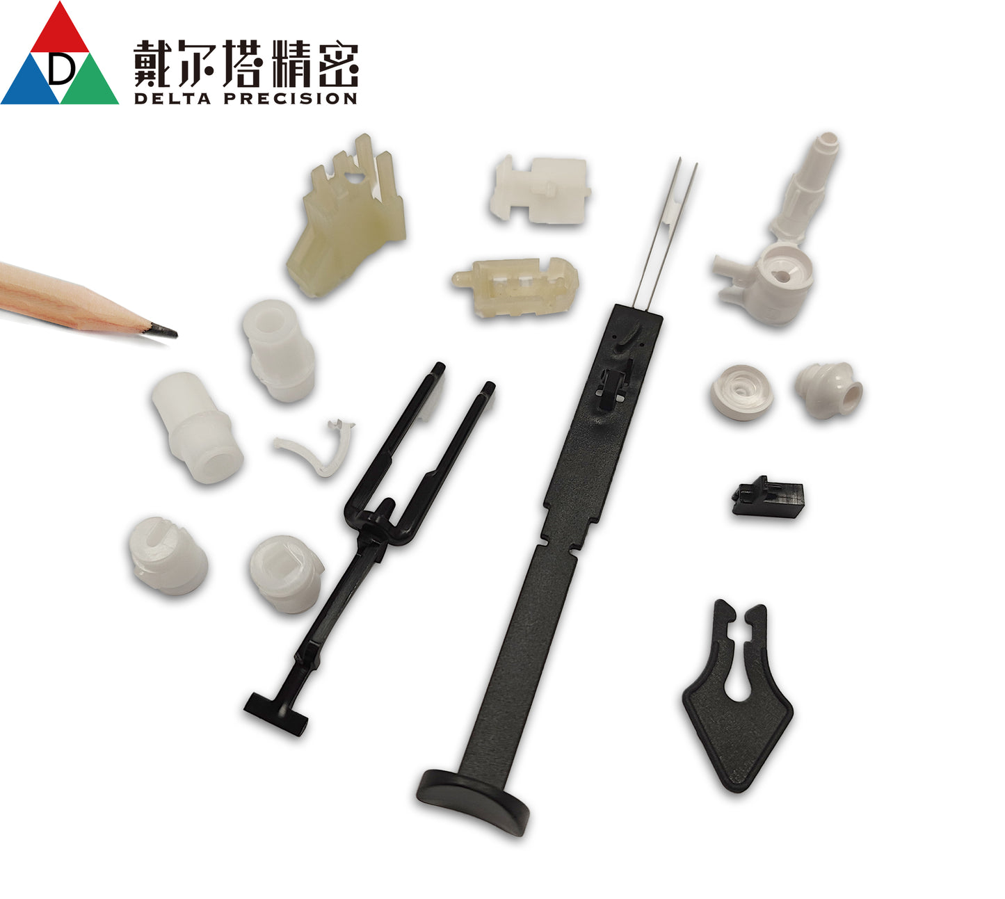 Custom medical injection molding platic parts from DELTA Precision