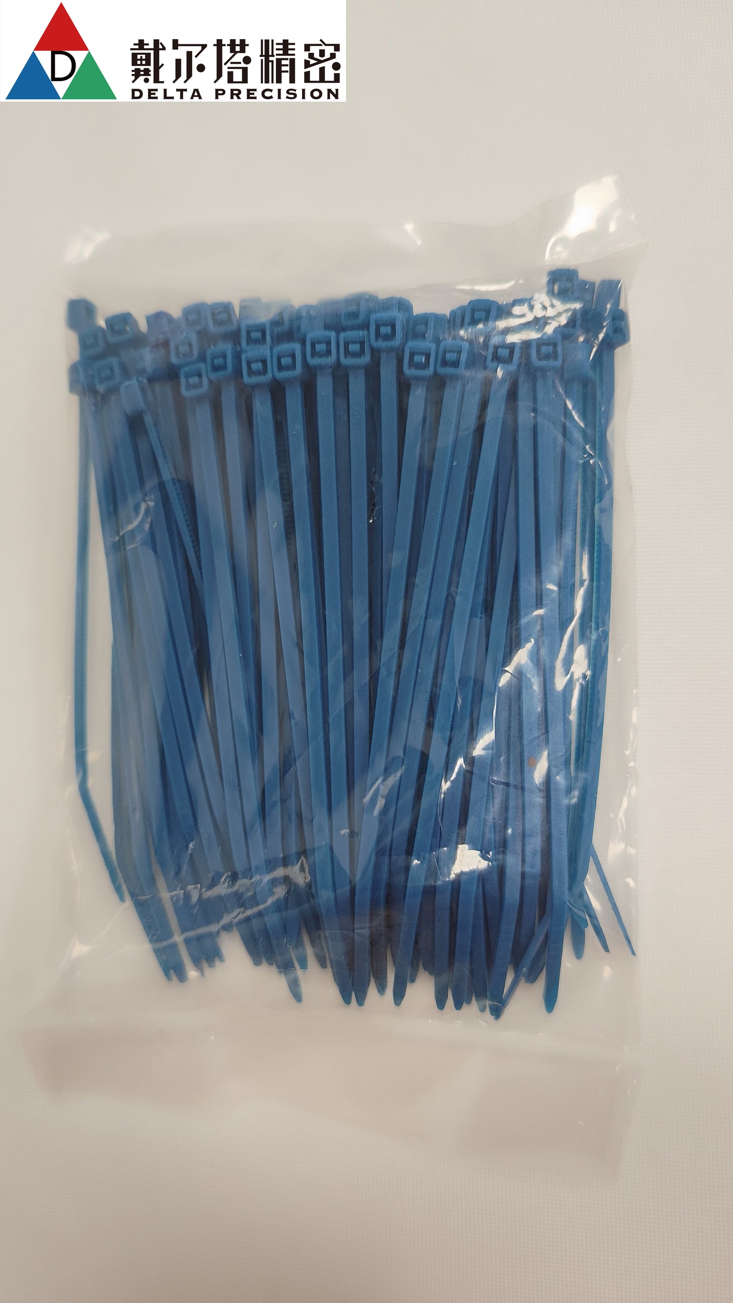 Delta High-LowTemp Tefzel Cable Tie blue 4.13 in (2.5mm x 105mm) 1000/PKG NEW