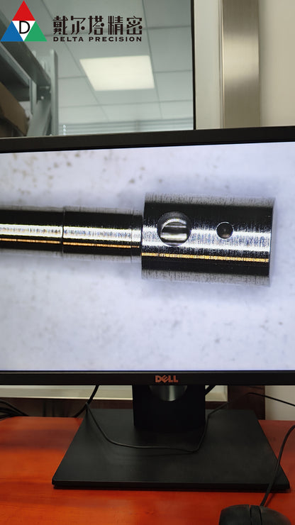 Customized CNC machining steel small rod parts from Delta Precision