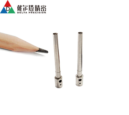 Customized CNC machining steel small rod parts from Delta Precision