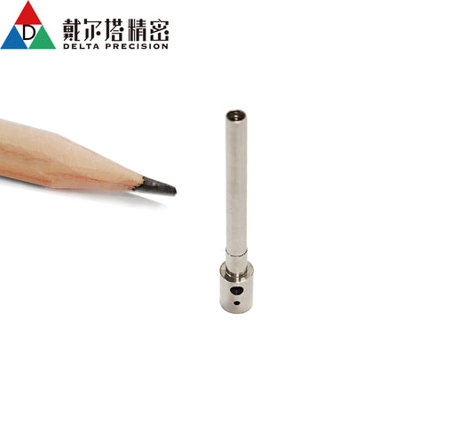 Customized CNC machining steel small rod parts from Delta Precision