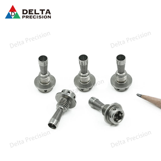 Customized miniature hydraulic oil filter from Delta precision