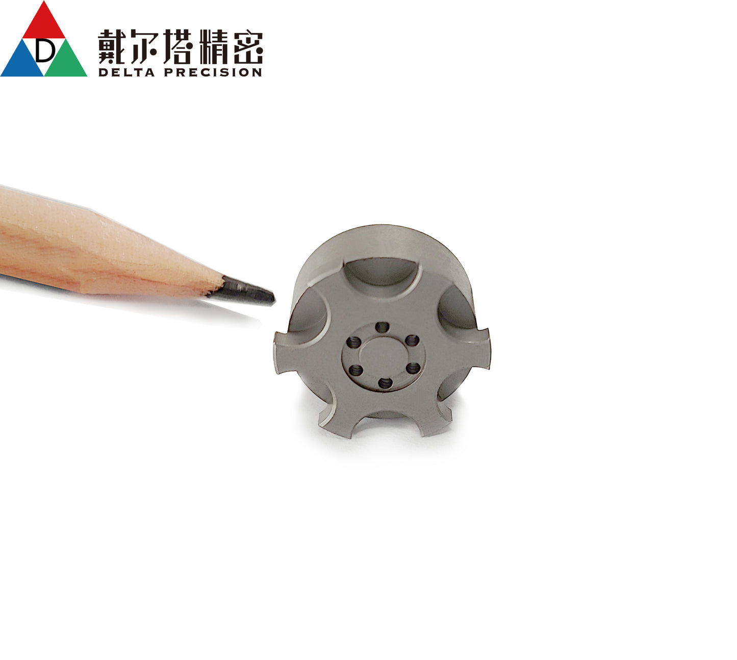 Customized CNC turn-milling machining steel small parts from Delta Precision