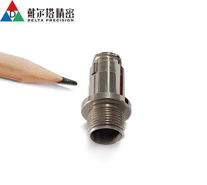 Customized CNC turn-milling machining steel small parts from Delta precision