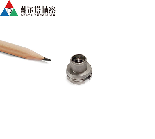 Customized CNC turn-milling machining steel small parts from Delta precision