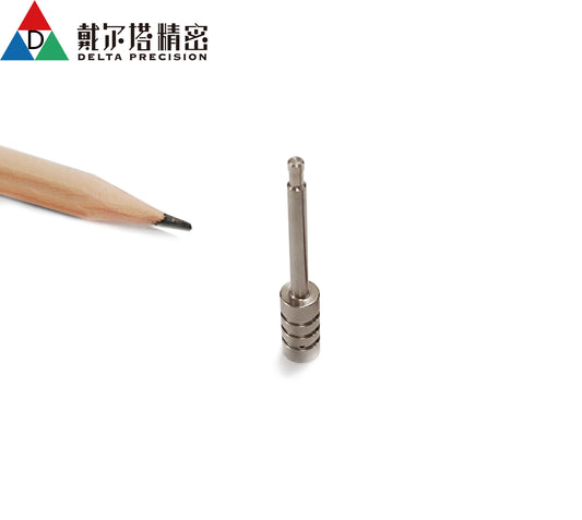 Customized CNC turn-milling machining steel small parts from Delta precision