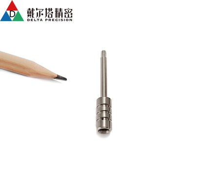 Customized CNC turn-milling machining steel small parts from Delta precision