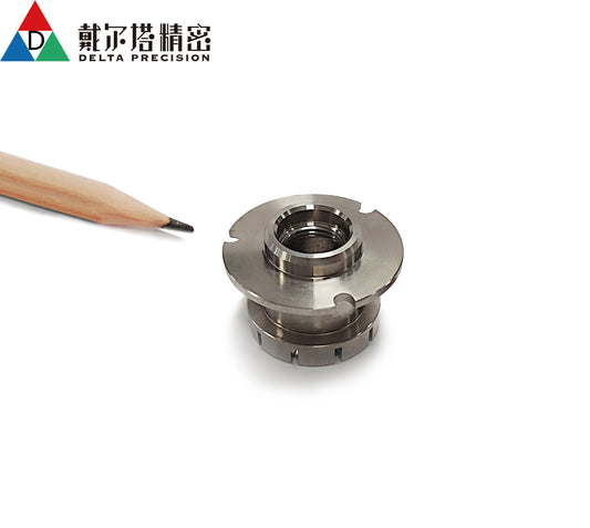 Customized CNC turn-milling machining steel small parts from Delta precision