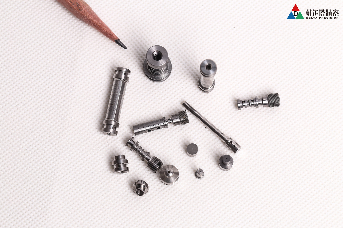 Customized CNC turn-milling machining steel hydraulic parts from Delta precision