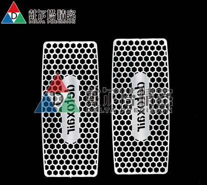 automobile threshold bar, automobile metal horn net cover，Precision part