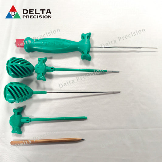 Wire anchor insertion tool handle