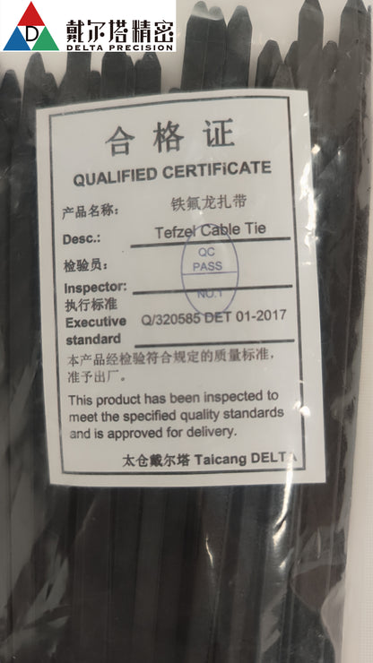 Delta High-Low Temp Tefzel Cable Tie  blue 12.2 inch (4.8 x 310mm) 200PKG/NEW