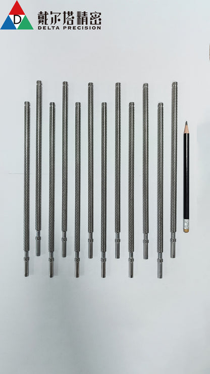 Customized CNC machining precision Lead screw from Delta precision